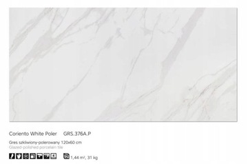 КЕРАМИЧЕСКАЯ ПЛИТКА CORIENTO БЕЛАЯ ЛЕШНО