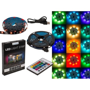 Taśma LED Wielokolorowa 5m
