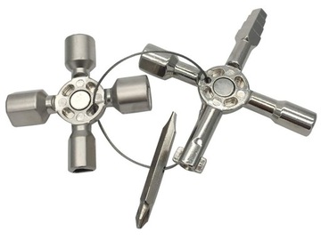 УНИВЕРСАЛЬНЫЙ КЛЮЧ ДЛЯ ЭЛЕКТРИЧЕСКИХ ШКАФОВ РАСПРЕДЕЛИТЕЛЬНЫХ КОРОБОК 10в1