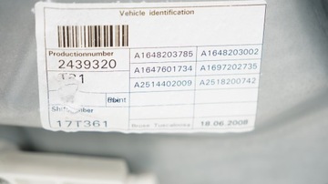 MECHANIZMUS OKNO LEVÝ PŘEDNÍ MERCEDES W164 05-11R