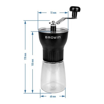 КОФЕМОЛКА ручная с регулировкой BROWIN