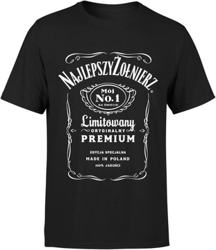PREZENT DLA ŻOŁNIERZA KOSZULKA NA URODZINY ROZM S MĘSKA T-SHIRT MĘSKI