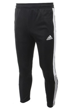 Spodnie dresowe ADIDAS, dresy r. 116 czarne, dla chłopca