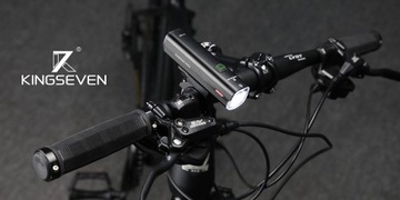 Передний светодиодный фонарик для велосипеда 1000 лм 4800 мАч Powerbank водонепроницаемый