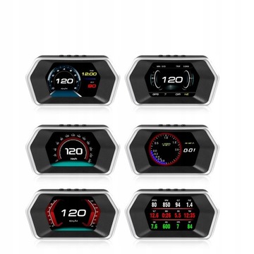 АВТОМОБИЛЬНЫЙ ДИСПЛЕЙ HUD P17 OBD2 GPS НА РУЧКЕ
