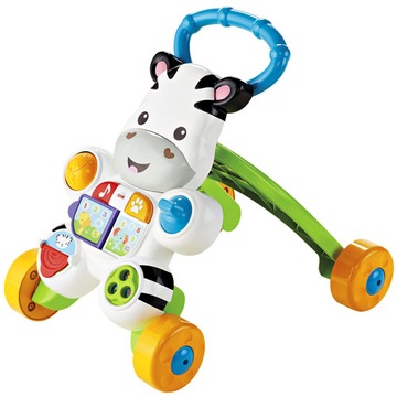 FISHER PRICE interaktywny pchacz chodzik zebra