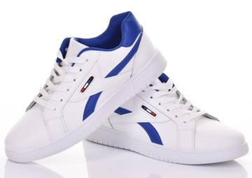 TRAMPKI MĘSKIE NISKIE TENISÓWKI MIEJSKIE SNEAKERSY SKÓRZANE