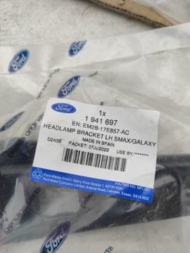 FORD OE EM2B-17E857-AC VÝZTUHA NÁRAZNÍKU POD SVĚTLO