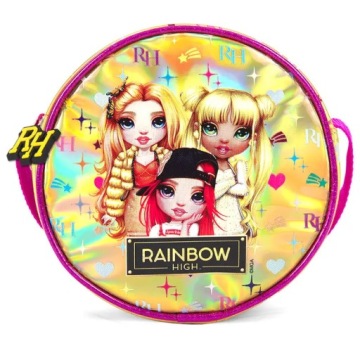 Сумочка дівчача Rainbow High Perletti на плече кругла 13281 17 см