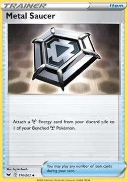Karta Pokemon Metal Saucer (SSH 170) 170/202