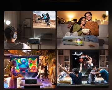 Проектор Проектор 30000 лм WiFi Android Google TV FULL HD 4K Светодиодный автофокус