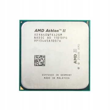 Procesor Athlon II X4-640 3 GHz, 4 rdzenie, gniazdo AM3