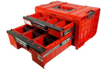 QBRICK SYSTEM PRO Drawer 2 SZUFLADY RED Ultra HD