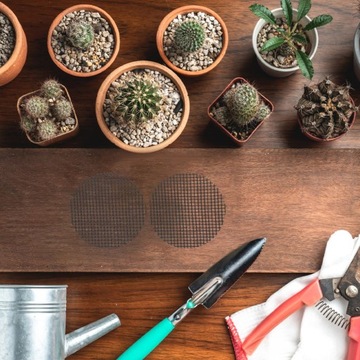 ПОДСТАВКИ ДЛЯ РАСТЕНИЙ, СЕТКИ ДЛЯ ОТВЕРСТИЙ, кашпо для растений