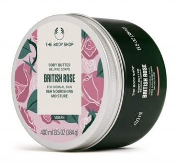 THE BODY SHOP Masło do ciała Brytyjska Róża BRITISH ROSE BODY BUTTER 400ml