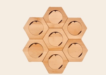 Вешалка для МАЛЕНЬКИХ медалей, деревянная подставка