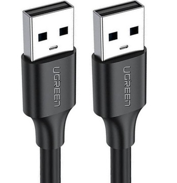 UGREEN УНИВЕРСАЛЬНЫЙ ПРОЧНЫЙ КАБЕЛЬ USB-A ТИП A 2.0 НА USB ТИП A 0,5М