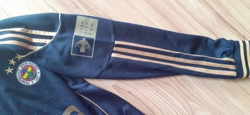 ADIDAS - спортивная/футбольная толстовка темно-синего цвета S