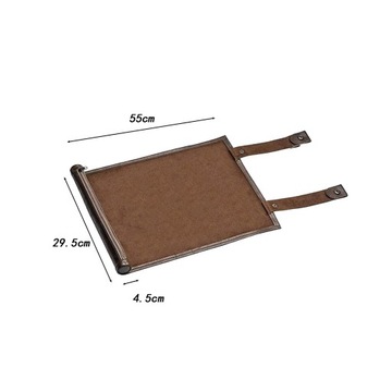 Ящик для хранения коврика для игральных костей, мягкий внутренний держатель из полиуретана для многосторонних игральных костей, коричневый