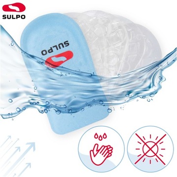 Силиконовые туфли на каблуке высотой 4 см.