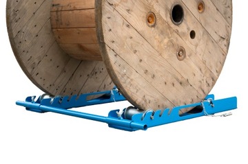 ПРОФЕССИОНАЛЬНАЯ ПОДСТАВКА-РАНКУЛЕР ДЛЯ КАБЕЛЬНЫХ КАТУШЕК 1200 КГ С СИСТЕМОЙ ЗАКРЫТИЯ