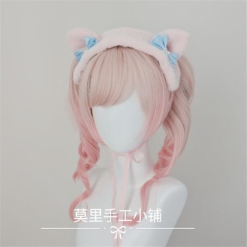 Anime Lolita Cosplay niedźwiedź opaska z uszami ko