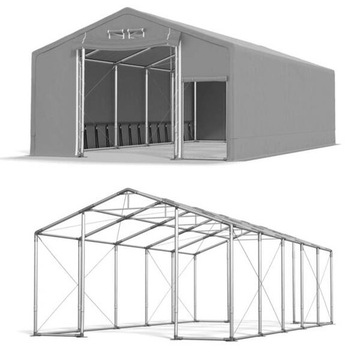 Namiot Przemysłowy 8x10m [2,5m] Pawilon DAS 600 WP