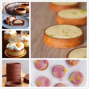 ФОРМА КРУГЛАЯ КОЛЬЦО 6 шт ДЛЯ ВЫПЕЧКИ ТАРТОЛЕЙ, ТАРТЕЛЕЙ ПИЦЦЫ 316