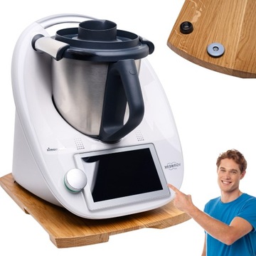 DESKA DĘBOWA PODSTAWKA POD THERMOMIX TM5 TM6