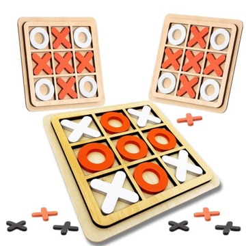 ЛОГИЧЕСКАЯ ИГРА МАГНИТНЫЙ ТАНГРАМ ДЕРЕВЯННЫЕ БЛОКИ + БЕСПЛАТНЫЕ ТИК-ТАК-ТАК