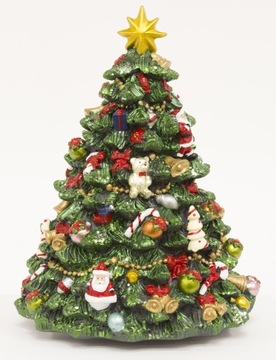 ВРАЩАЮЩАЯСЯ РОЖДЕСТВЕНСКАЯ ЕЛКА С МУЗЫКАЛЬНОЙ ШКАТУЛКОЙ модель VI