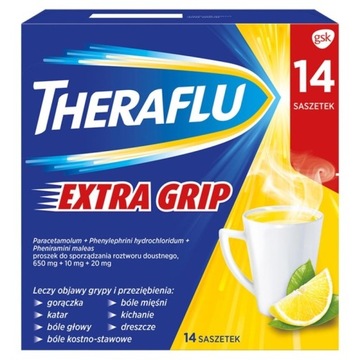 Theraflu Extra Grip, 14 sasz.