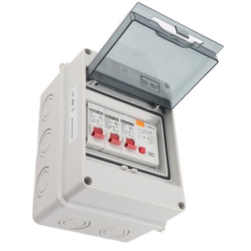 2-сторонний приемный блок для караванов, 40 А, 30 мА, УЗО 2MCB, 6a16A