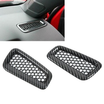 2 шт. Крышка бокового вентиляционного отверстия приборной панели из углеродного волокна