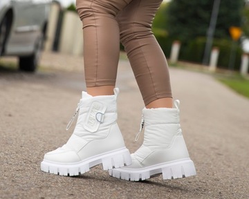 ЗИМНЯЯ ОБУВЬ Обувь Ботинки на платформе Утепленные зимние женские зимние ботинки