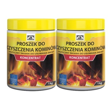 PROSZEK HANSA 2KG CZYSZCZENIE KOMINA PIECA USUWANIE SMOŁY WYPALACZ SADZY