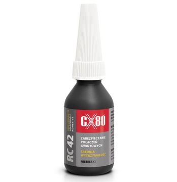 KLEJ DO GWINTÓW NIEBIESKI CX80 RC42 ŚREDNIA WYTRZYMAŁOŚĆ 10ML