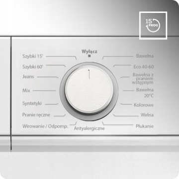 Стиральная машина Kernau KFWM I 7501, загрузка 7 кг, 15 программ.