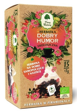 HERBATKA DOBRY HUMOR PIRAMIDKI BIO (15 x 3 g) 45 g