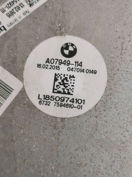 BMW 5 GT F07 2015 ELELKTRICKÝ VENTILÁTOR CHLADIČŮ