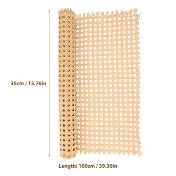 1 рулон тростниковой ленты, имитирующей ротанг