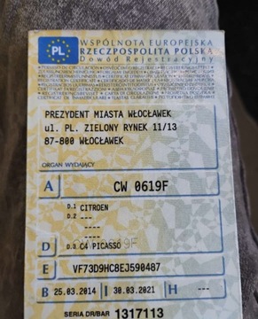 Citroen C4 Picasso II Picasso 1.6 e-HDi 114KM 2014 Citroen C4 Picasso 2014r, 1.6HDI. Uszkodzony prawy przod. Jezdzi. 1.6, zdjęcie 22