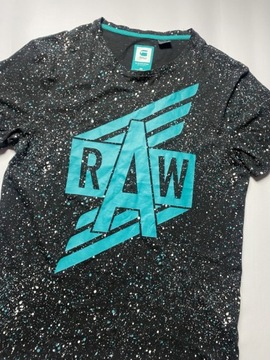 G-STAR RAW DENIM Duo Splatter Round Neck T-Shirt GSRD oryginalna /XL