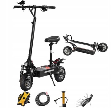 Electric Scooter Double engine Q7Pro, 19A 3200W 52V 19AH 70KM/H