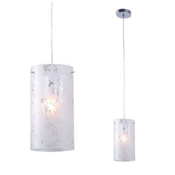 Lampa wisząca Rico tuba motyw roślinny