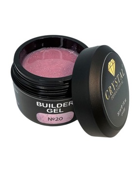 Builder Gel #20 CRYSTAL PROFESSIONAL, 30ml żel budujący