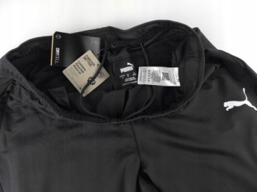 3075 МУЖСКИЕ СПОРТИВНЫЕ БРЮКИ PUMA С КАРМАНАМИ НА МОЛНИИ, ЧЕРНЫЕ L