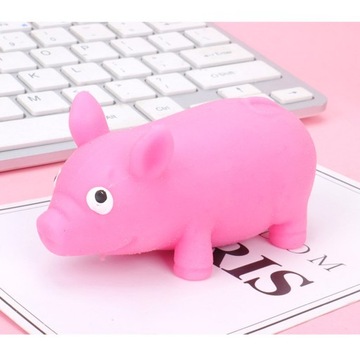 GNIOTEK ŚWINKA PIASKOWA ANTYSTRESOWA SENSORYCZNA ROZCIĄGANA PRANK KOLOR