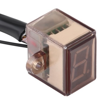 WYŚWIETLACZ BIEGÓW WSKAŹNIK MOTOCYKLA MOTOCYKLOWY NIEBIESKI WODOODPORNY