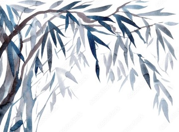 ФОТО ОБОИ ВОЛШЕБНЫЙ ЛЕС НАРИСОВАННЫЕ ДЕРЕВЬЯ